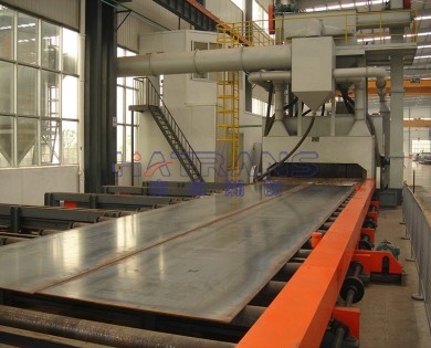 HQ69系列鋼板型材拋丸清理機(jī)